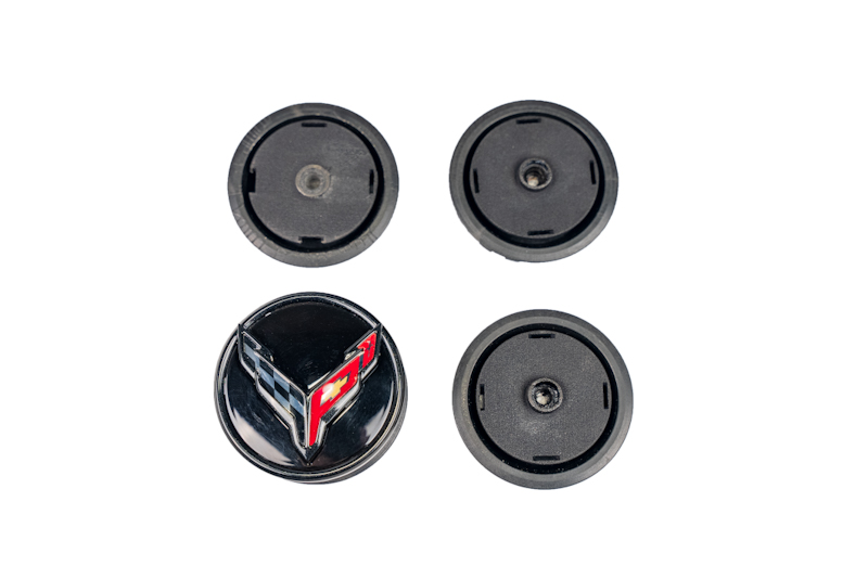 Floating Center Caps for OEM C8 Corvette Center Caps, All mdoels and caps